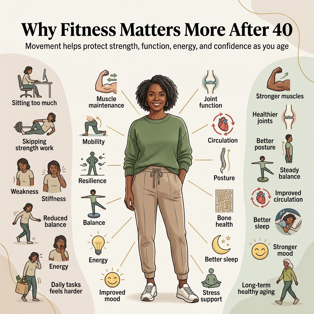 The daily movement habits that protect strength, balance, and independence.