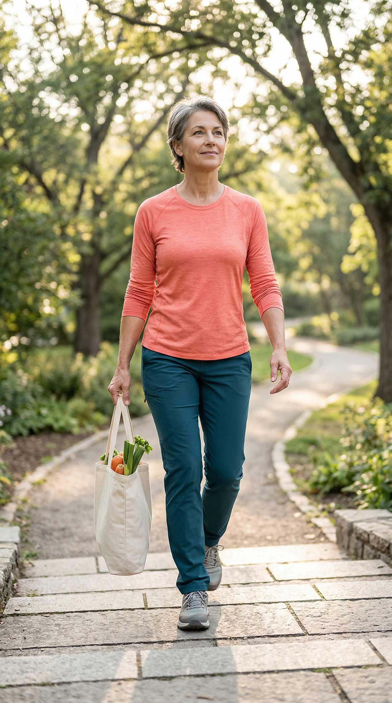 A simple daily walk that supports strength, balance, and independence after 40.