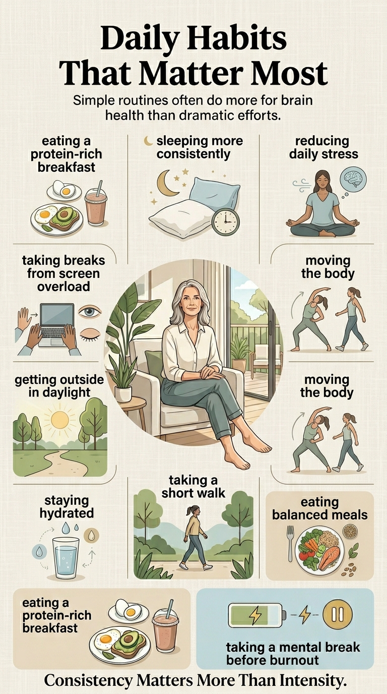 Small routines that quietly protect focus, clarity, energy, and brain health.