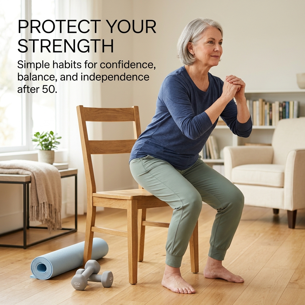 Simple resistance habits that help preserve balance, confidence, and everyday independence.