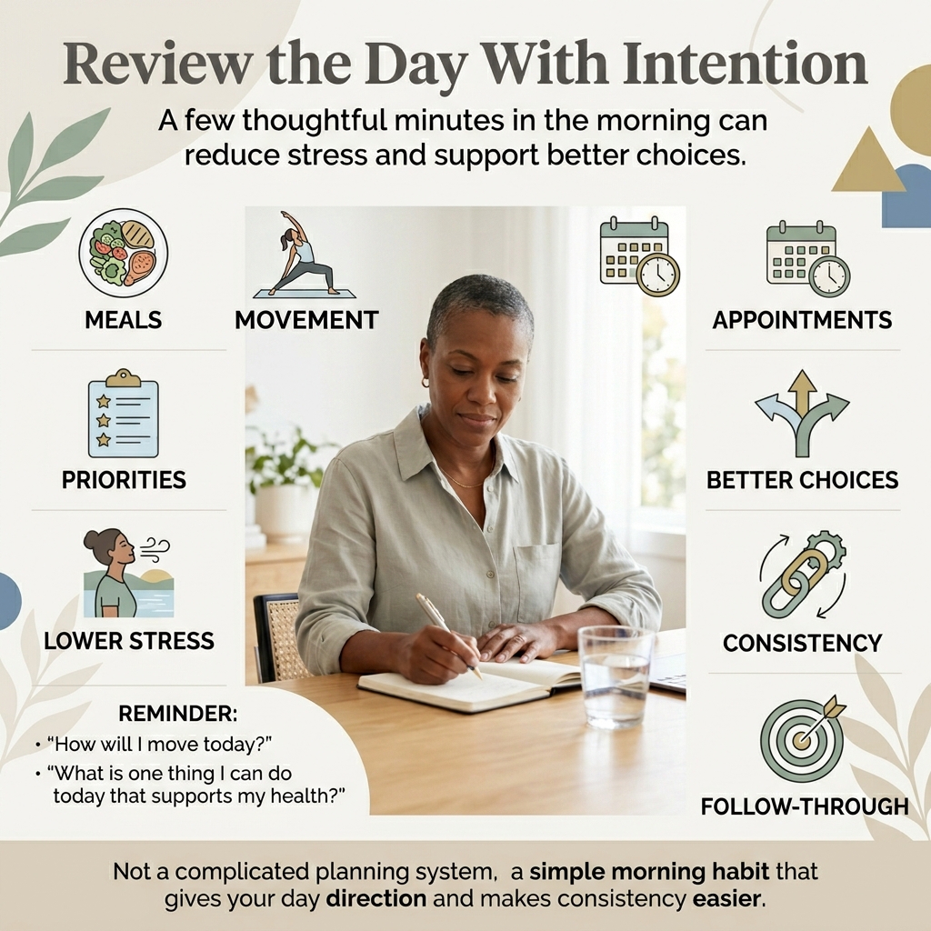 A simple morning reset that makes healthy choices easier to follow.
