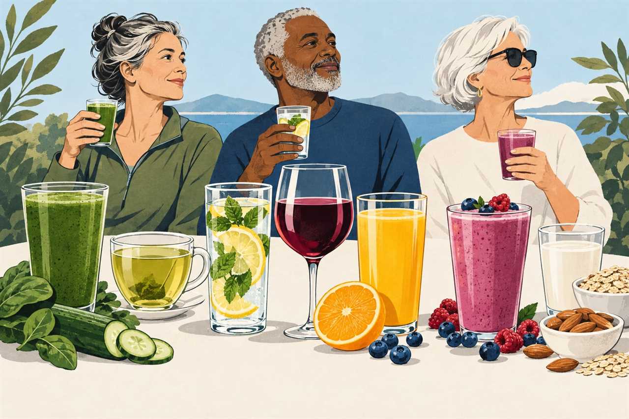 The Best Drinks to Support Healthy Aging, According to Dietitians
